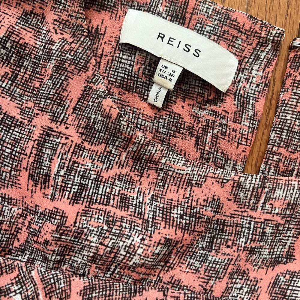 Reiss Roxanne Ruffle Shift Dress, Size 4 - Picture 6 of 6